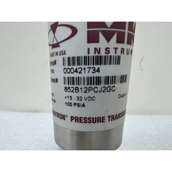 MKS 852B12PCJ2GC 100PSIA Baratron Pressure Transducer